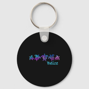 Llavero Belice Beach Design _ Regalo de tortuga tribal