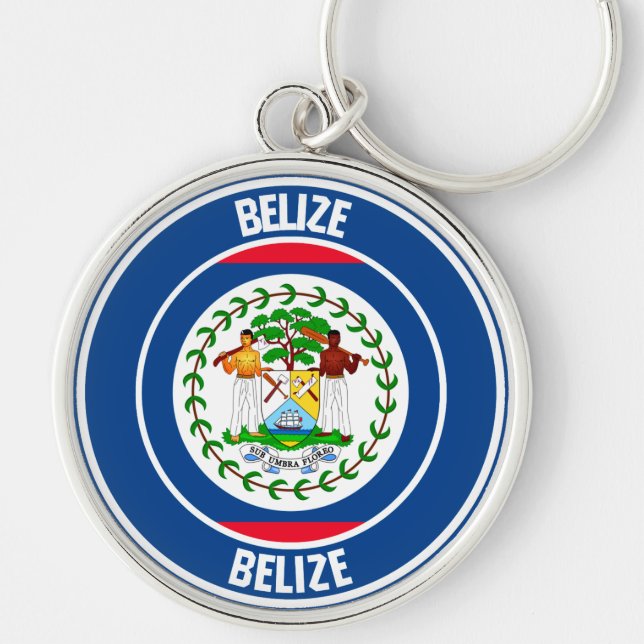 Llavero Belice Round Emblem (Frente)