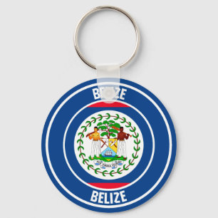 Llavero Belice Round Emblem