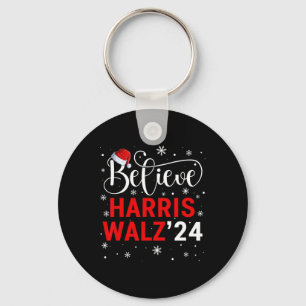 Llavero Believe Harris Wheimer 24 Navidades Santa Hat 2024