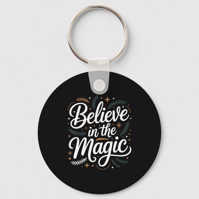 Llavero Believe In The Magic Christmas Insred Holiday Remi (Anverso)