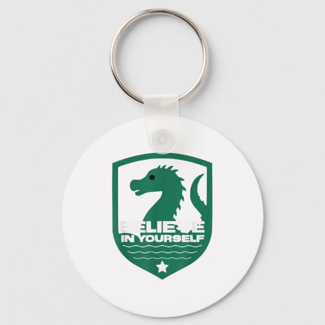 Llavero Believe In Yourself Funny Motivational Loch Ness M (Anverso)