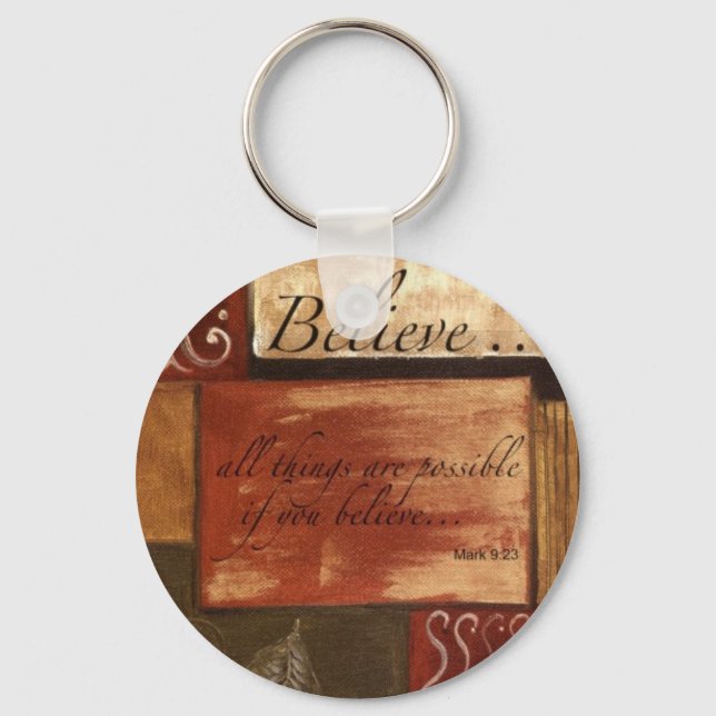 Llavero BELIEVE Key Chain (Anverso)