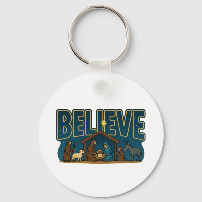 Llavero Believe Nativity (Anverso)
