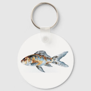 Llavero Bella Artes Shubunkin de peces dorados azul y Nara