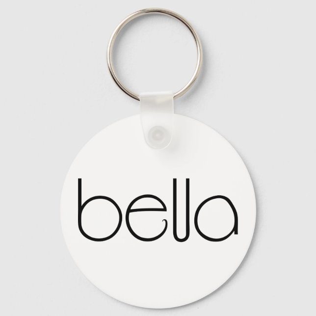 Llavero Bella Black Keychain (Anverso)