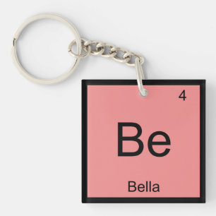 Llavero Bella Nombre Química Elemento Tabla Periódica