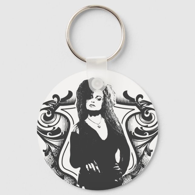 Llavero Bellatrix Lestrange Dark Arts Design (Anverso)