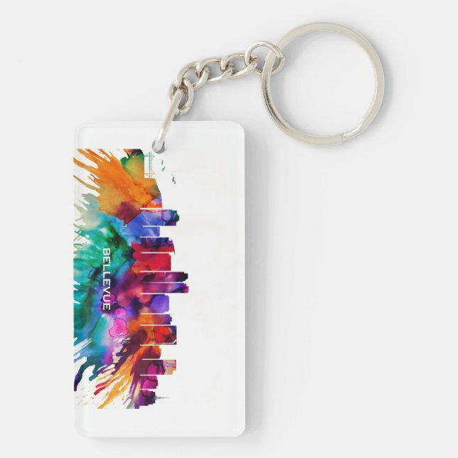 Llavero Bellevue Skyline (Atrás)