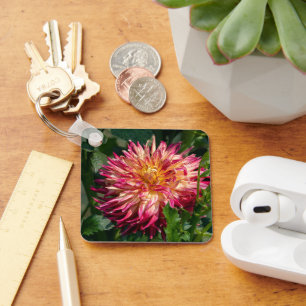Llavero Belleza Botánica en Capas, Crisantemo