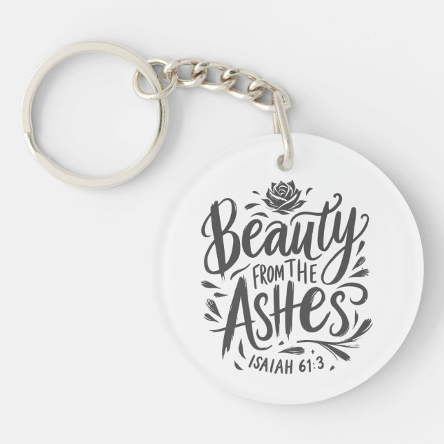 Llavero Belleza de las cenizas (Frente)