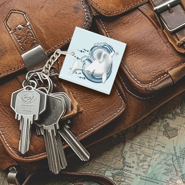 Llavero Beluga Whale Blue (Subido por el creador)