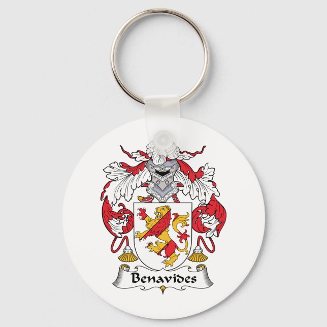 Llavero Benavides Family Crest (Anverso)