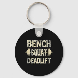 Llavero Bench Squat Deadlift Barbell Bodybuilding