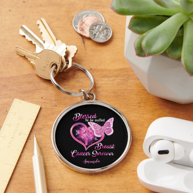 Llavero Bendecida Personalizada para ser Llamada Supervivi (Escritorio )
