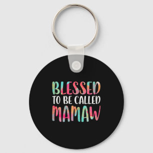 Llavero Bendecida por ser llamada camiseta mamaw mujeres d