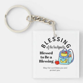 Llavero Bendición de las mochilas Bendecidos para ser una