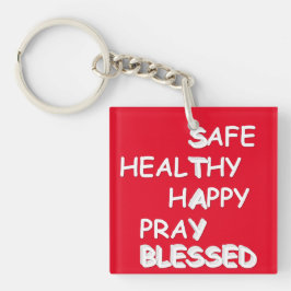 Llavero Bendiciones Permanecen Bendecidos Anillo de Llave