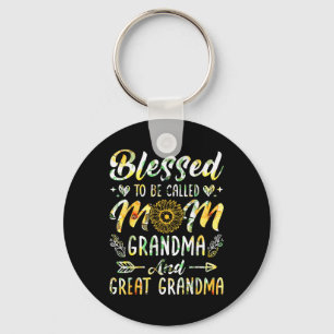 Llavero Bendita De Ser Llamada Mamá Abuela Gran Abuela Mot