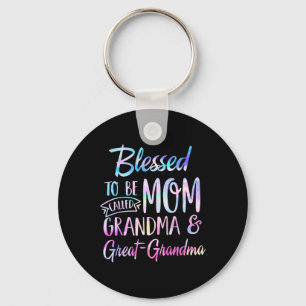 Llavero Bendita De Ser Llamada Mamá Abuela Y Gran Abuela