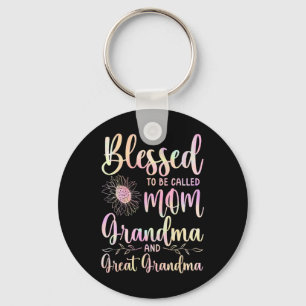 Llavero Bendita De Ser Llamada Mamá Abuela Y Gran Abuela