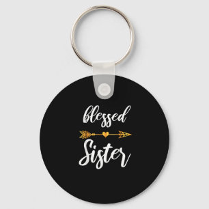 Llavero Bendita hermana Chicas Camisas Femeninas Thanksgiv