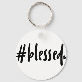 Llavero Bendita Keychain Black & White Agradecido