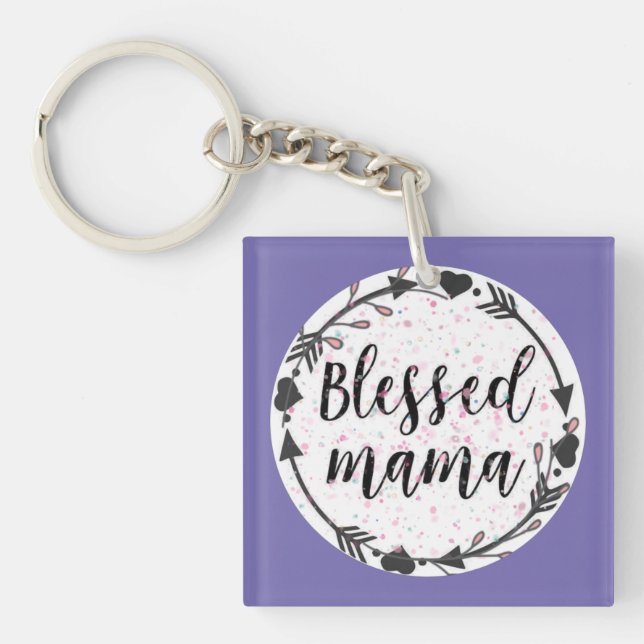 Llavero Bendita mamá (Frente)
