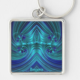 Llavero BENJAMIN ~ Blue Aqua GLOSSY ~