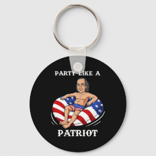 Llavero Benjamin Franklin 4 De Julio Estados Unidos Patrio