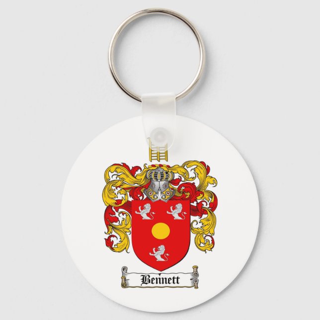 LLAVERO BENNETT FAMILIAR CREST - BENNETT COAT OF ARMS (Anverso)