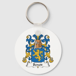 Llavero Benoit Family Crest