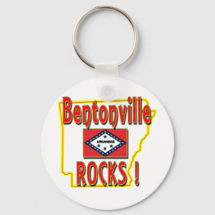 Llavero Bentonville Rocks ! (red)