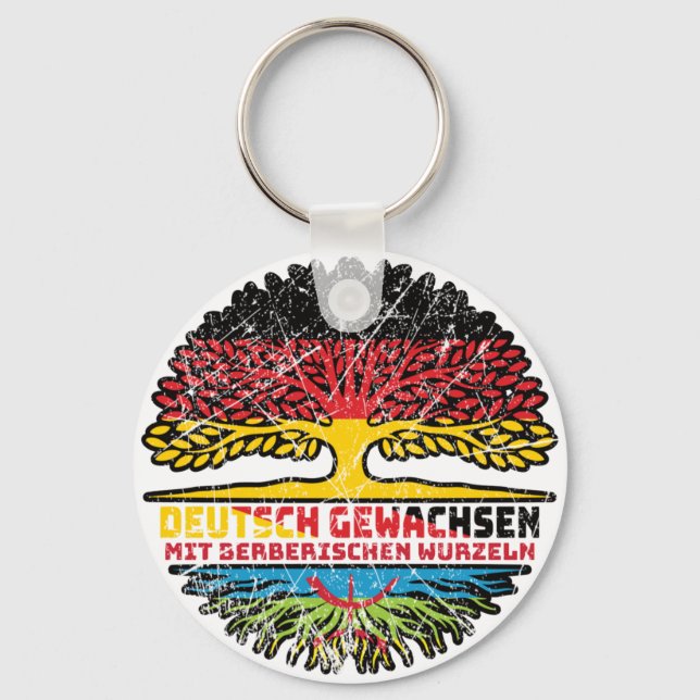 Llavero Berber Berberisch Deutsch Deutschland Baum Wurzel (Anverso)