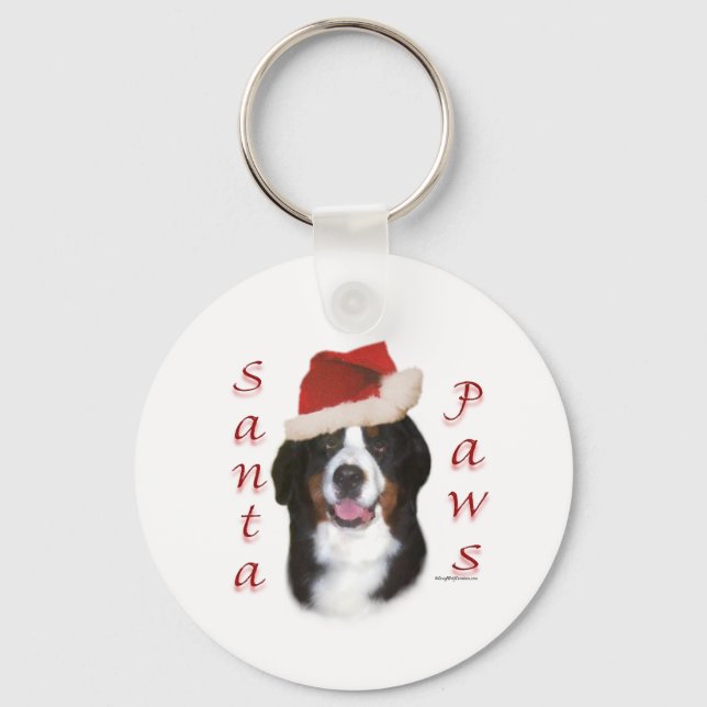 Llavero Berenés Mountain Dog Santa Paws (Anverso)