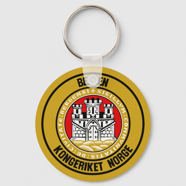 Llavero Bergen Round Emblem (Anverso)