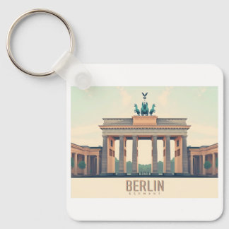 Llavero Berlín Alemania Brandeburgo Gate Pastel Travel