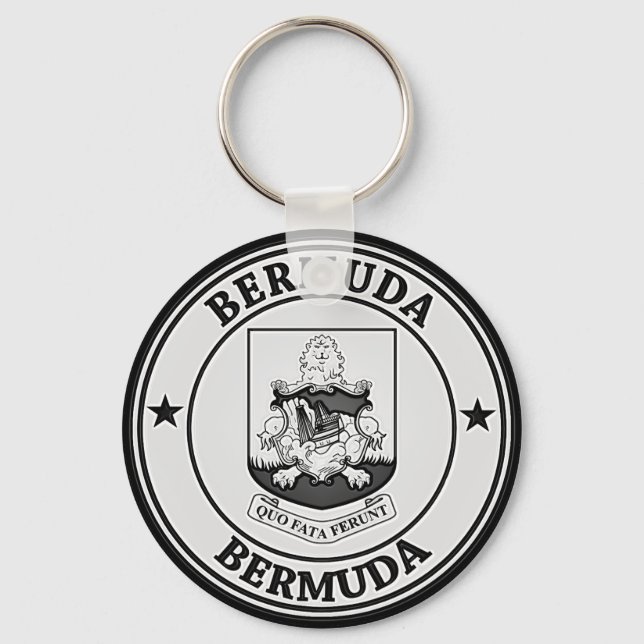 Llavero Bermuda redonda Emblem (Anverso)