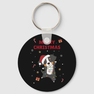 Llavero Bernese Feliz Navidad Navidades felices perros