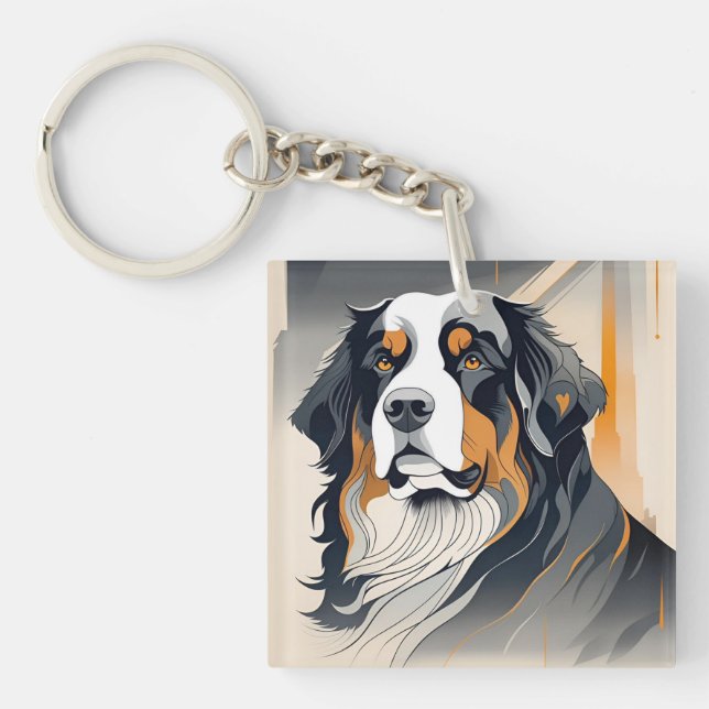 Llavero Bernese Mountain Dog (Frente)