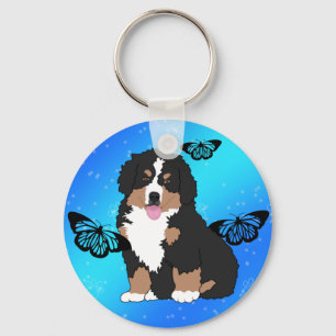 Llavero Bernese Mountain Dog Puppy Keychain