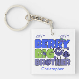 Llavero Berry Big Brother - Sibling Blueberry Pun