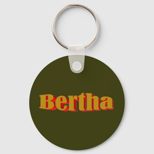 Llavero Bertha green key chain (Anverso)