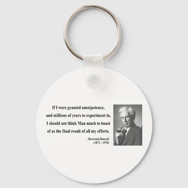 Llavero Bertrand Russell Quote 4b (Anverso)