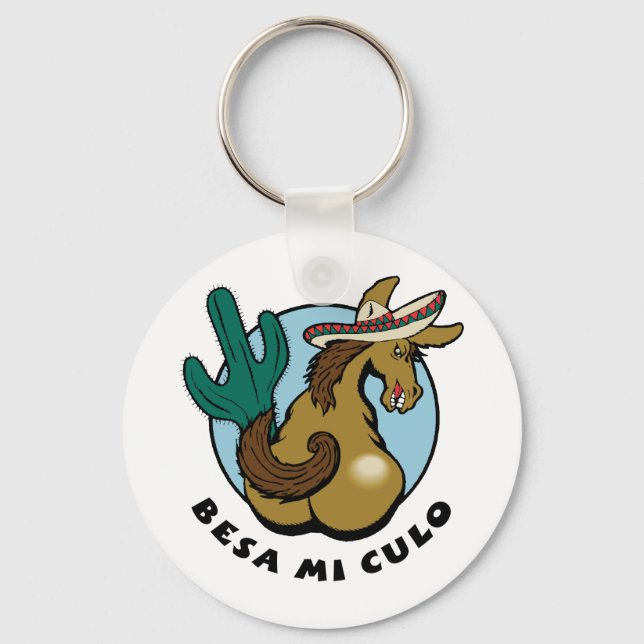 Llavero Besa Mi Culo (Anverso)