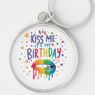 Llavero Bésame es mi cumpleaños