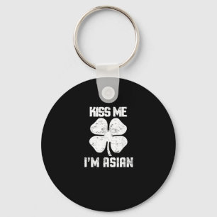 Llavero Bésame mi camiseta asiática St Patricks Day Ropa c