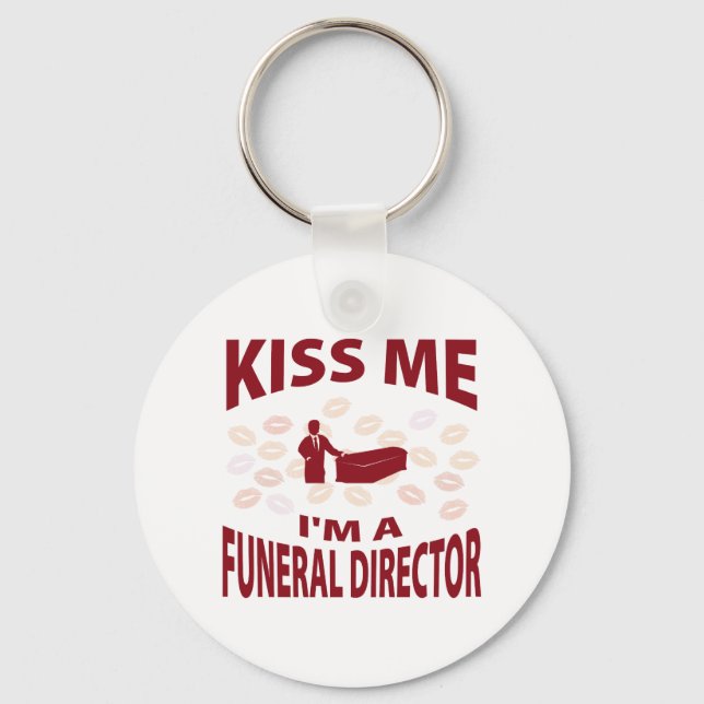 Llavero Bésame soy director funerario (Anverso)
