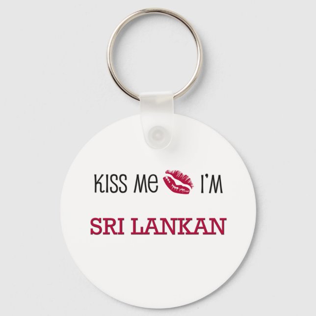 Llavero Bésame, soy SRI LANKAN (Anverso)