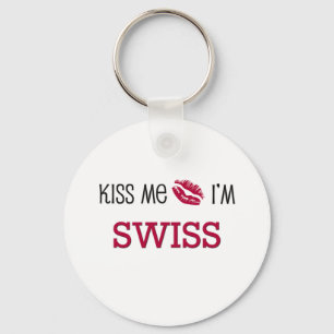 Llavero Bésame, soy SUIZA